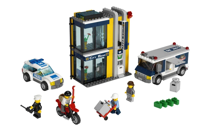 Bank & Money Transfer - LEGO Set 3661-1 - 2011