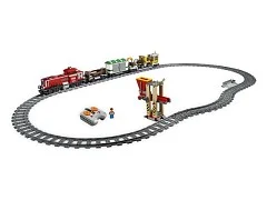 Red Cargo Train - View 2
