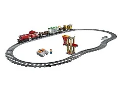 Red Cargo Train - View 3