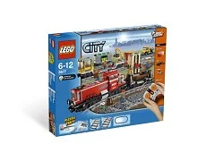 Red Cargo Train - View 4