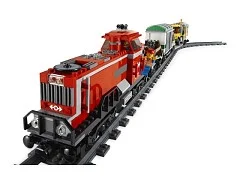Red Cargo Train - View 5