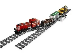 Red Cargo Train - View 6