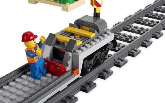 Red Cargo Train - View 8