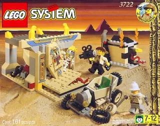 LEGO 3722-1 Treasure Tomb — 164 pieces, Adventurers theme