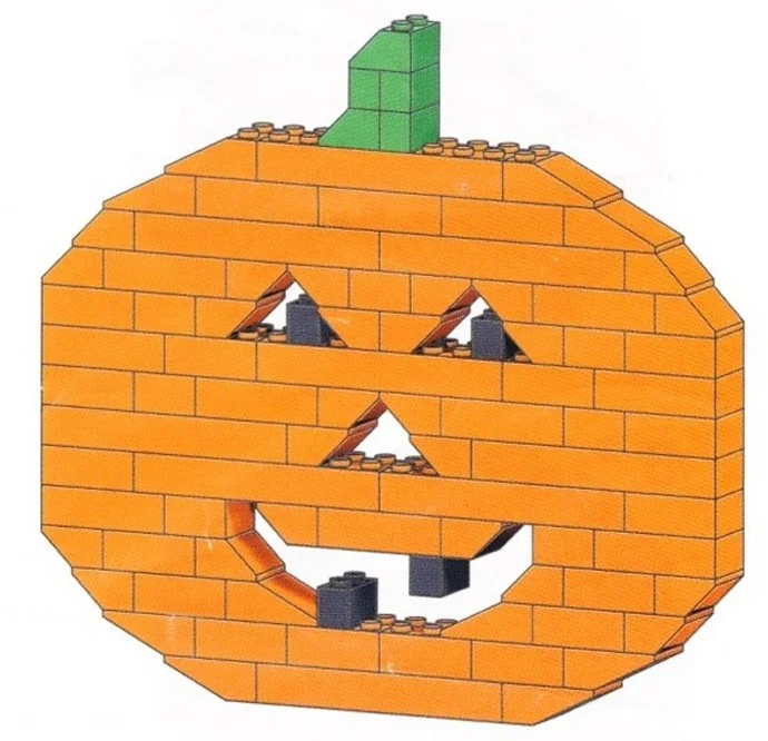 LEGO 3731-1 Pumpkin Pack — 87 pieces, released 2000