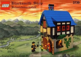 LEGO 3739-1 Blacksmith Shop — 629 pieces, Castle theme