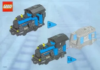 LEGO 3740-1 Small Locomotive — 66 pieces, Train theme