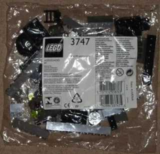 LEGO 3747-1 Locomotive Gray Bricks — 106 pieces, Train theme