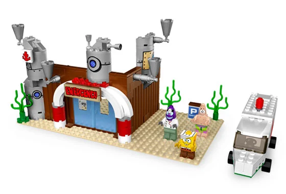 LEGO 3832-1 The Emergency Room — 236 pieces, SpongeBob SquarePants theme