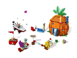 LEGO 3834-1 Good Neighbors at Bikini Bottom — 425 pieces, SpongeBob SquarePants theme