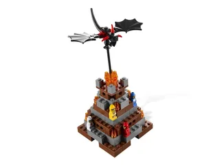 LEGO 3838-1 Lava Dragon — 136 pieces, released 2009