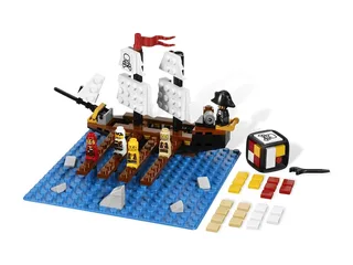 LEGO 3848-1 Pirate Plank — 122 pieces, Games theme