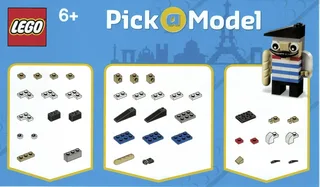 LEGO 3850065-1 Parisian Guy — 40 pieces, LEGO Brand Store theme