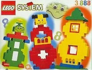 LEGO 3888-1 Three Eights — 182 pieces, Freestyle theme