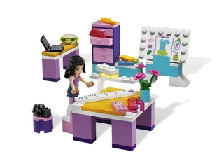 LEGO 3936-1 Emma's Fashion Design Studio — 81 pieces, Friends theme