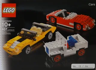 LEGO 4000000-1 Cars — 407 pieces, released 2010