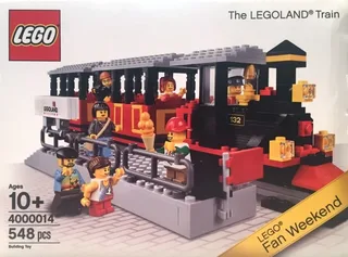LEGO 4000014-2 The LEGOLAND Train (LEGO Fan Weekend Skaerbaek Version) — 546 pieces, Legoland Parks theme