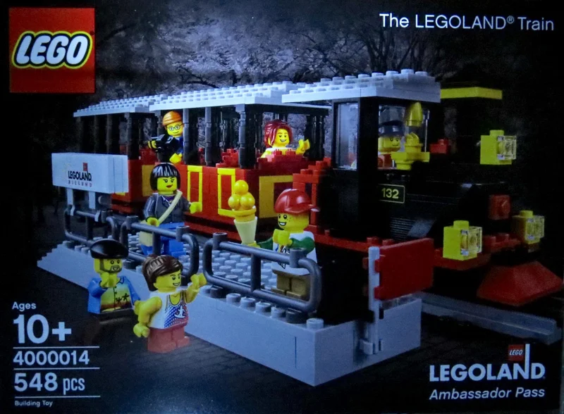 LEGO 4000014-3 The LEGOLAND Train (LEGOLAND Ambassador Pass Version) — 546 pieces, Legoland Parks theme