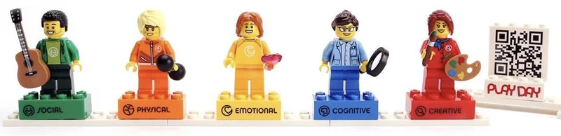 LEGO 4000036-1 The Playful 5 Minifigure Set — 39 pieces, LEGO Exclusive theme