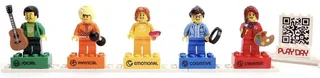 LEGO 4000036-1 The Playful 5 Minifigure Set — 39 pieces, LEGO Exclusive theme