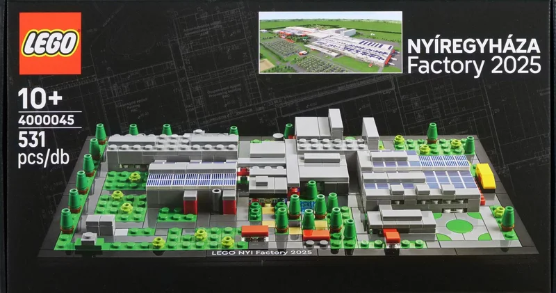 LEGO 4000045-1 Nyíregyháza 2025 Factory — 531 pieces, LEGO Exclusive theme