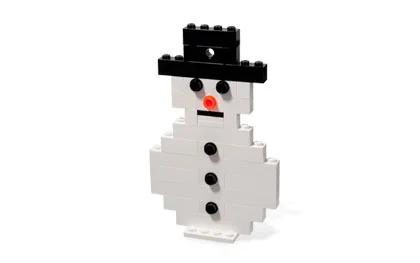 LEGO 40003-1 Snowman — 44 pieces, released 2009