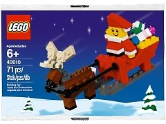 Santa with Sleigh - View 3