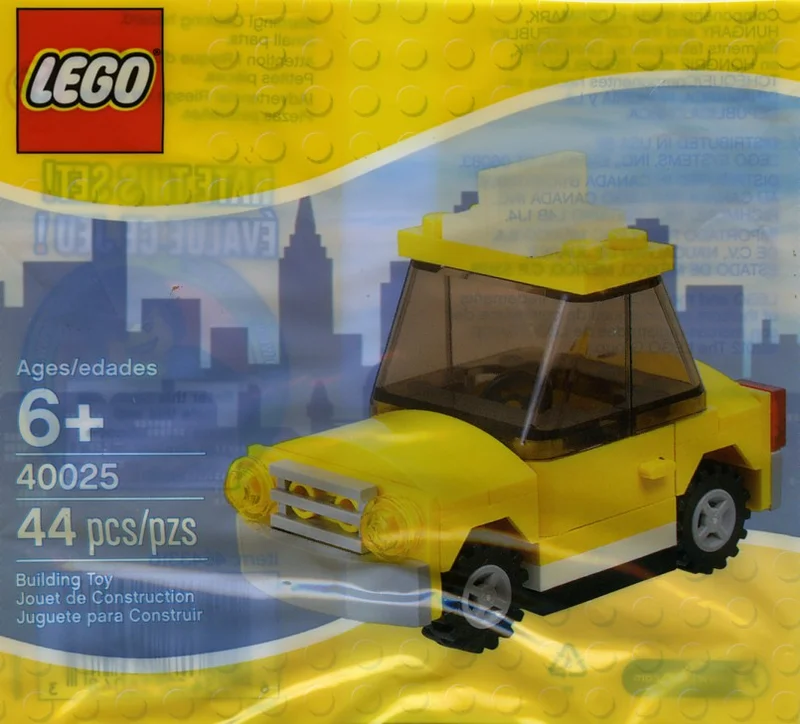 Yellow Cab - LEGO Set 40025-1 - 2012
