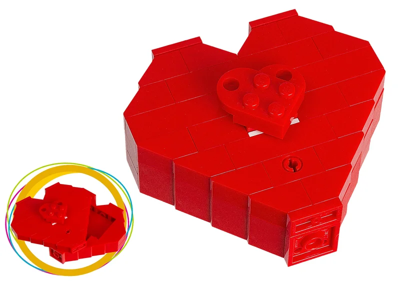 Valentine's Day Heart Box - LEGO Set 40051-1 - 2013