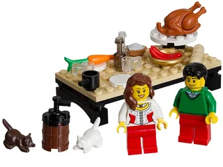 LEGO 40056-1 Thanksgiving Feast — 46 pieces, released 2013
