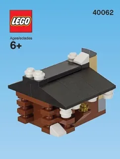 LEGO 40062-1 Log Cabin — 59 pieces, LEGO Brand Store theme