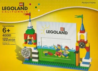 LEGO 40081-6 LEGOLAND Picture Frame - California Edition — 122 pieces, Legoland Parks theme