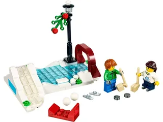 LEGO 40107-1 Winter Skating Scene — 129 pieces, released 2014