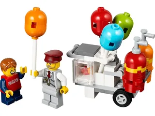 LEGO 40108-1 Balloon Cart — 66 pieces, released 2014
