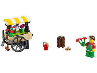 LEGO 40140-1 Flower Cart — 75 pieces, released 2015