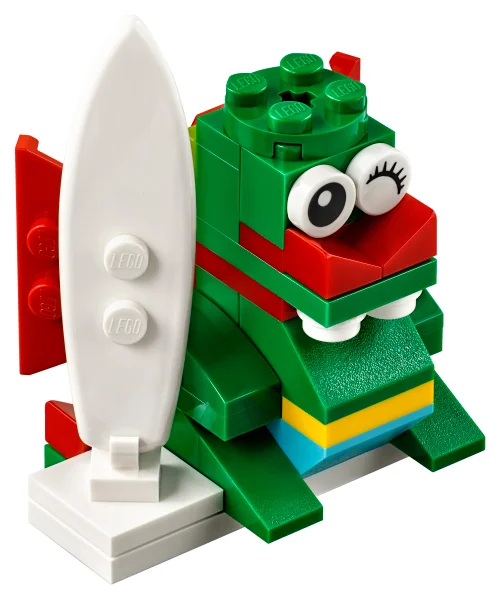 Surfer Dragon - LEGO Set 40281-1 - 2018