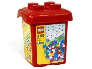 LEGO 4029-1 Build with Bricks Bucket {Red Bucket} — 500 pieces, Creator theme