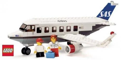 LEGO 4032-2 Passenger Plane - SAS Version — 165 pieces, Town theme