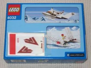LEGO 4032-6 Passenger Plane - Lauda Air Version — 162 pieces, Town theme