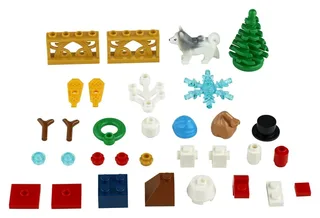 LEGO 40368-1 Xmas Accessories — 32 pieces, released 2019
