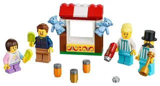 LEGO 40373-1 Fairground Minifigure Accessory Set — 51 pieces, Collectible Minifigures theme