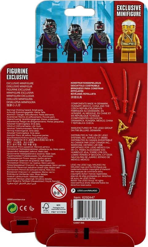 Golden Zane Minifigure Accessory Set - View 4