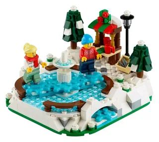 LEGO 40416-1 Ice Skating Rink — 304 pieces, released 2020