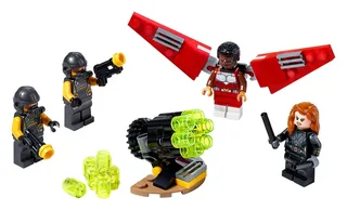 LEGO 40418-1 Falcon & Black Widow Team Up — 60 pieces, Super Heroes Marvel theme