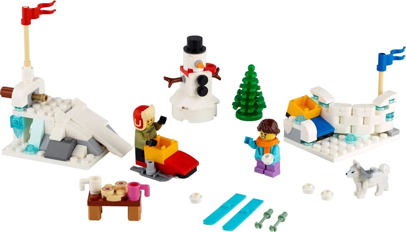 LEGO 40424-1 Winter Snowball Fight — 149 pieces, released 2020