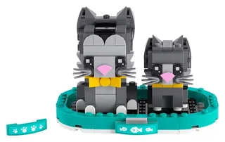 LEGO 40441-1 Shorthair Cat and Kitten — 250 pieces, released 2021
