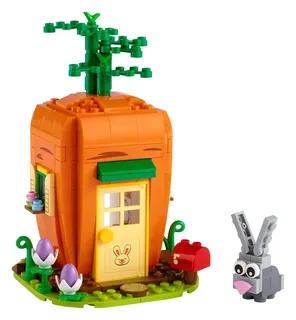 LEGO 40449-1 Easter Bunny's Carrot House — 232 pieces, released 2021