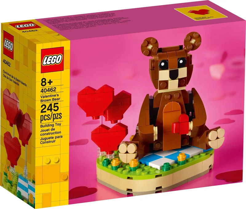 Valentine's Brown Bear - View 2