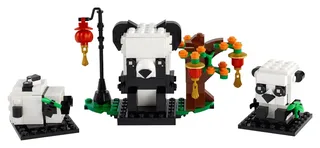 LEGO 40466-1 Chinese New Year Pandas — 249 pieces, released 2021