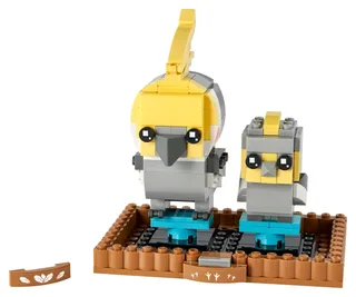 LEGO 40481-1 Cockatiel and Chick — 219 pieces, released 2021